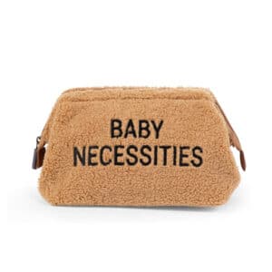 CHILDHOME Baby Necessities Kulturbeutel Teddy beige