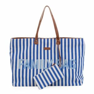 CHILDHOME Wickeltasche Family Bag Streifen blau