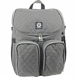 DOOKY Wickelrucksack 2 in 1 Grey melange