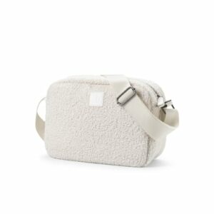 Elodie Wickeltasche Crossbody - White Bouclé