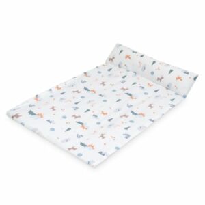 JULIUS ZÖLLNER Jersey Bezug Loop Comfy für Wickelauflagen Softy Little Fox 85 x 75 cm