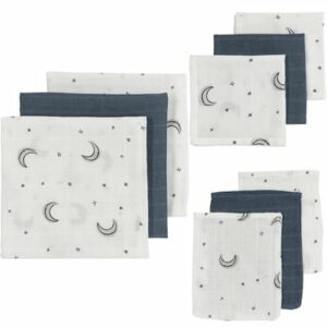 MEYCO Starterset 9er Pack Musselin Moon - Indigo