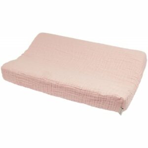 MEYCO Wickelauflagenbezug Musslin Uni Soft Pink 50 x 70 cm