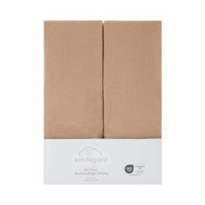 kindsgard Wickelauflagenbezug bekjelig 2er-Pack 85 x 75 cm taupe