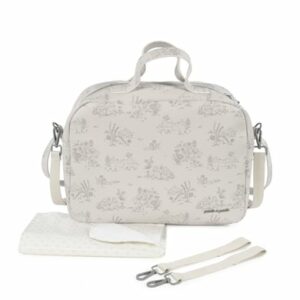 pasito a pasito Wickeltasche Toile de Jouy Cream